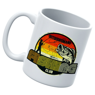 Outdoorsman Fishing Club 80 Ceramic Coffee Mug